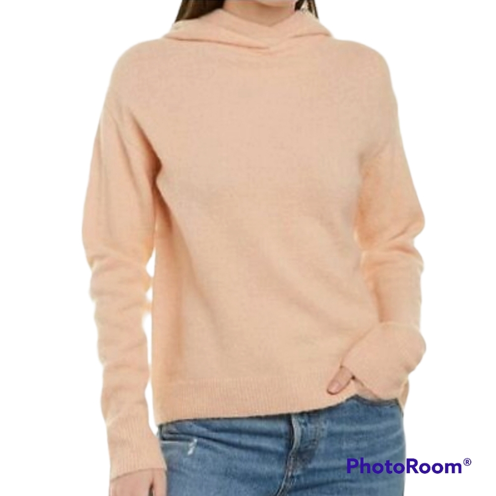 Magashoni Peach Blush Hoodie Sweater Sz Small